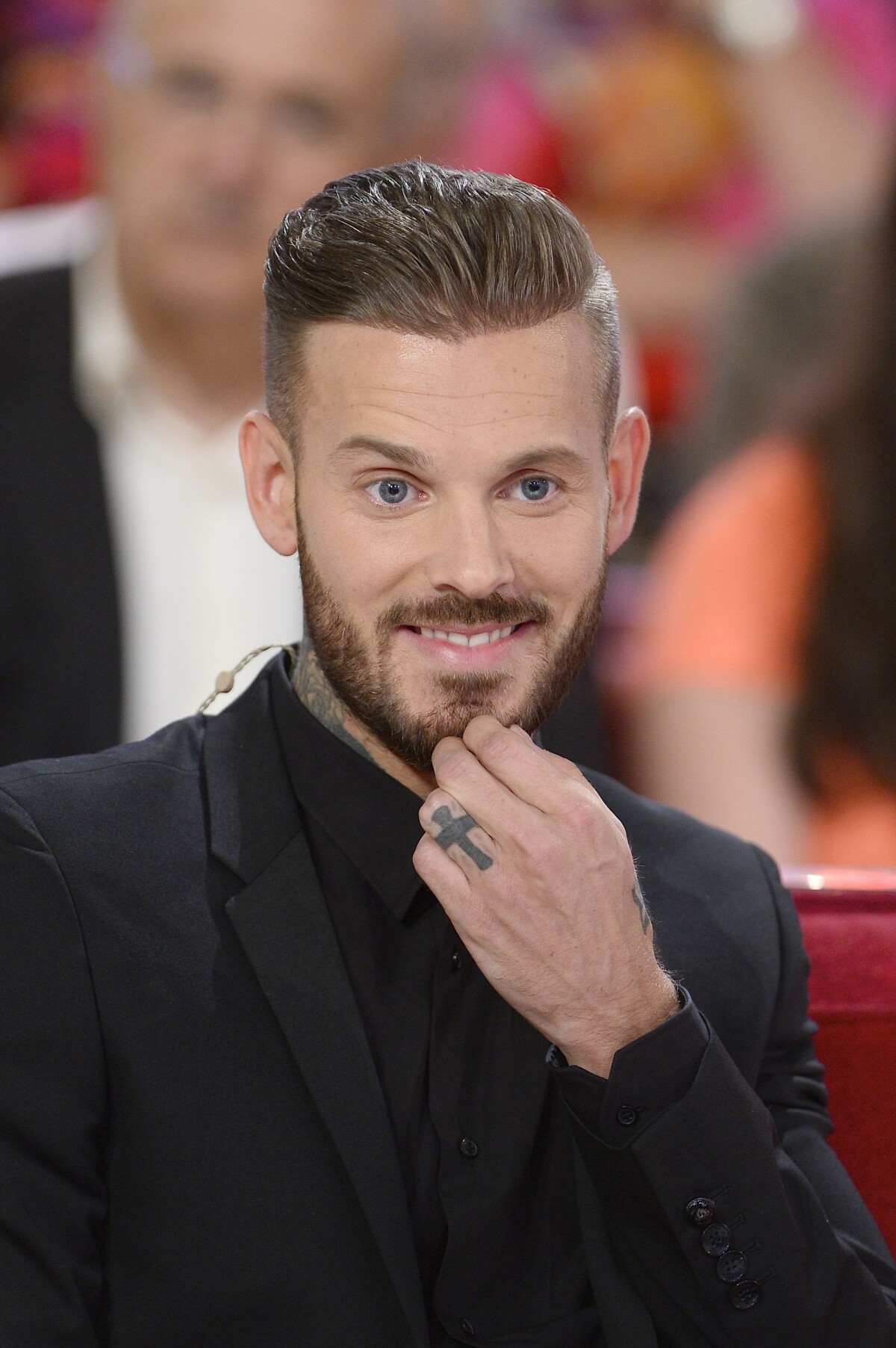Photo M. Pokora (Matt Pokora) Enregistrement de l'émission