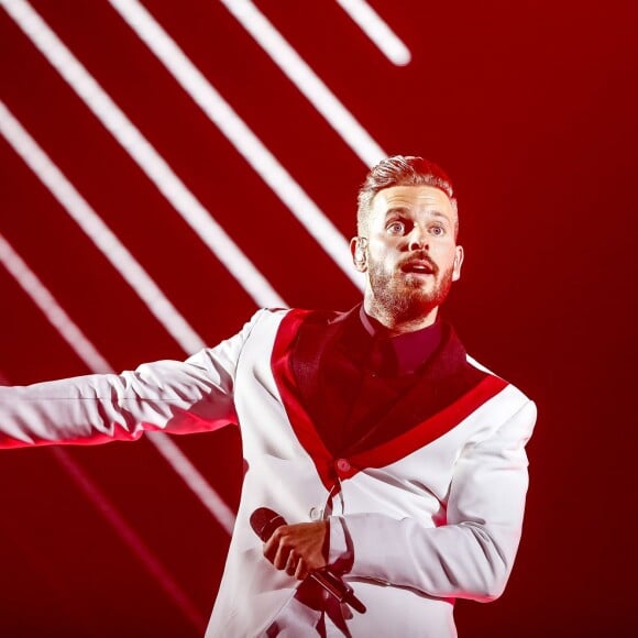 M. Pokora en concert au Zénith de Strasbourg, le 11 avril 2015.