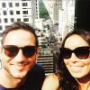 Frank Lampard et sa fiancée Christine Bleakley à New York - photo publiée le 3 juillet 2015