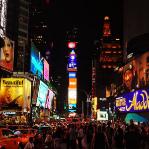 Laurent Ournac a posté une photo de Time Square à New York. Juillet 2015.