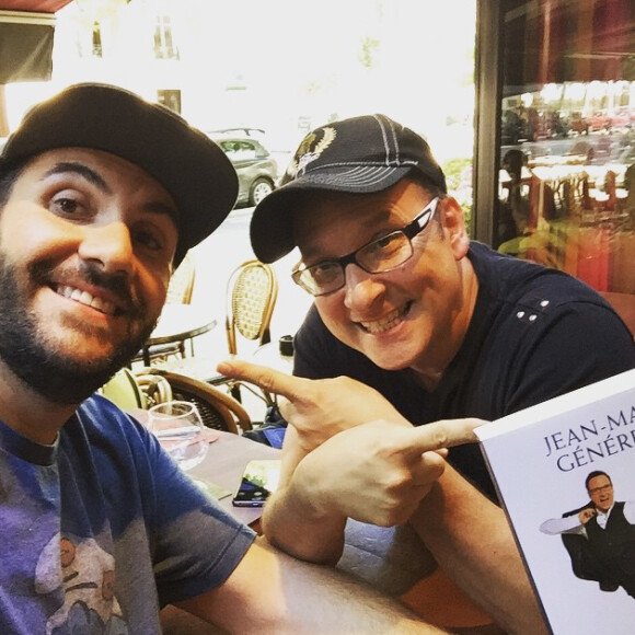 Laurent Ournac, futur coanimateur de Danse avec les stars avec Jean-Marc Généreux, membre du jury de l'émission. Juillet 2015.