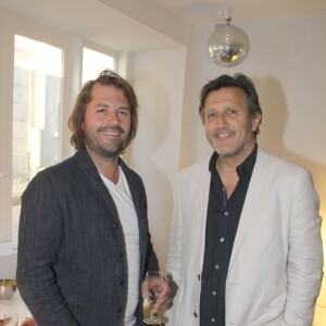 Gontran Cherrier, Michel La Rosa - Inauguration de la nouvelle boutique "Maison Caulières" à Paris le 9 juillet 2015.