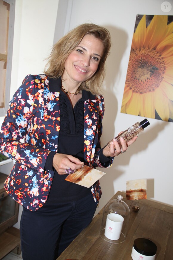 Christine Lemler - Inauguration de la nouvelle boutique "Maison Caulières" à Paris le 9 juillet 2015.