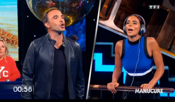 Nikos et Shy'm dans VTEP, le 11 juillet 2015 sur TF1.