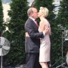 Le prince Albert II de Monaco a été très ému par le discours en français de son épouse Charlene lors de la célébration des 10 ans de son avènement, samedi 11 juillet 2015.