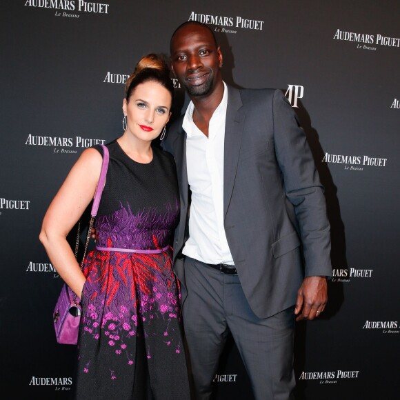 Exclusif - Omar Sy et sa femme Hélène - Lancement de la nouvelle Millenary Femme de la maison Audemars Piguet célébré au Carreau du Temple à Paris le 6 juillet 2015.