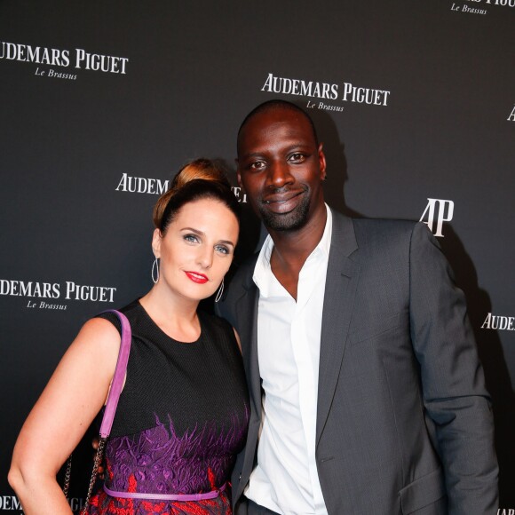 Exclusif - Omar Sy et sa femme Hélène - Lancement de la nouvelle Millenary Femme de la maison Audemars Piguet célébré au Carreau du Temple à Paris le 6 juillet 2015.