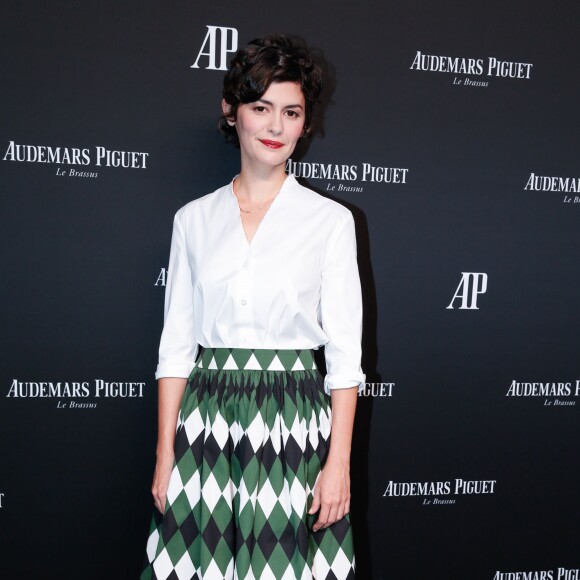 Exclusif - Audrey Tautou - Lancement de la nouvelle Millenary Femme de la maison Audemars Piguet célébré au Carreau du Temple à Paris le 6 juillet 2015.