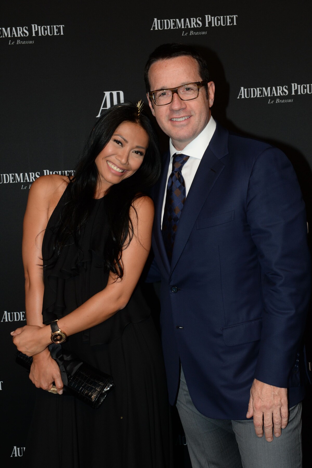 Photo Exclusif Anggun et Fran ois Henry Bennahmias CEO d