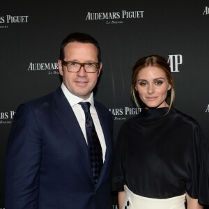 Exclusif - François-Henry Bennahmias (CEO d'Audemars Piguet) et Olivia Palermo - Lancement de la nouvelle Millenary Femme de la maison Audemars Piguet célébré au Carreau du Temple à Paris le 6 juillet 2015.