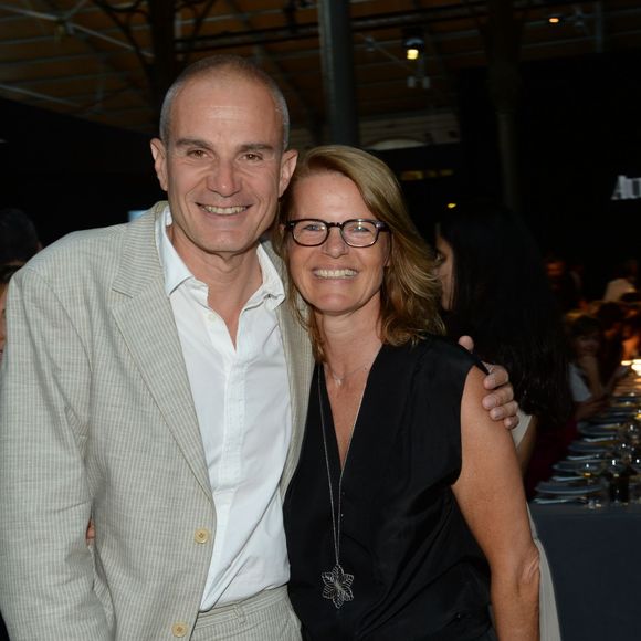 Exclusif - Laurent Weil et sa femme Fiona - Lancement de la nouvelle Millenary Femme de la maison Audemars Piguet célébré au Carreau du Temple à Paris le 6 juillet 2015.