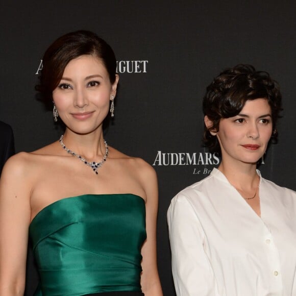 Exclusif - Michelle Reis et Audrey Tautou - Lancement de la nouvelle Millenary Femme de la maison Audemars Piguet célébré au Carreau du Temple à Paris le 6 juillet 2015.