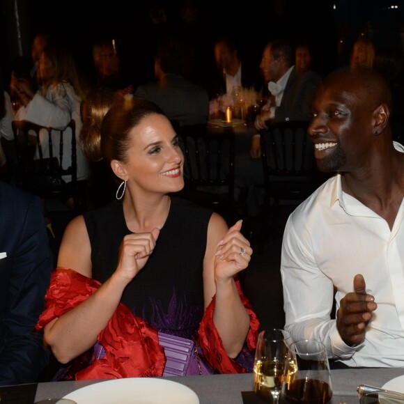 Exclusif - Omar Sy et sa femme Hélène - Lancement de la nouvelle Millenary Femme de la maison Audemars Piguet célébré au Carreau du Temple à Paris le 6 juillet 2015.