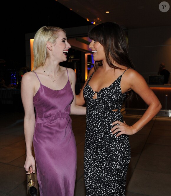 Emma Roberts et Lea Michele - Soirée organisée par la 20th Century Fox à l'occasion du Comic Con de San Diego, le 10 juillet 2015