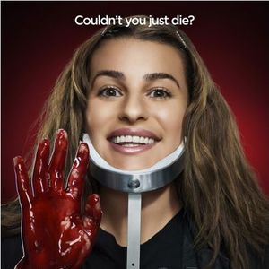 Lea Michele - Photo promotionnelle de la nouvelle série Scream Queens, diffusée sur la FOX en septembre 2015.