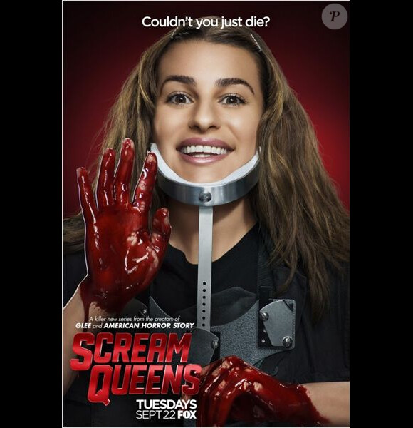 Lea Michele - Photo promotionnelle de la nouvelle série Scream Queens, diffusée sur la FOX en septembre 2015.
