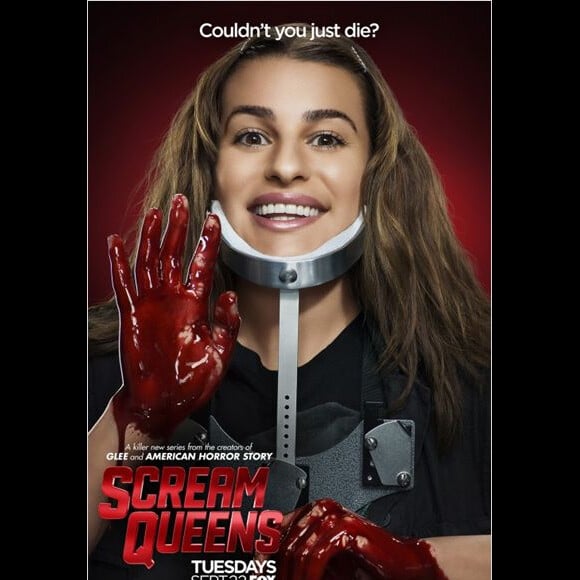 Lea Michele - Photo promotionnelle de la nouvelle série Scream Queens, diffusée sur la FOX en septembre 2015.