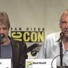 Mark Hamill et Harrison Ford au panel Star Wars - Episode VII au Comic-Con de San Diego 2015.
