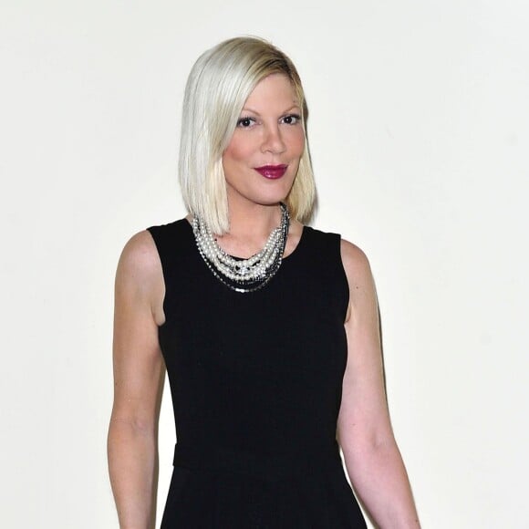 Tori Spelling lors d'un rendez-vous d'affaires à Los Angeles, le 6 juillet 2015