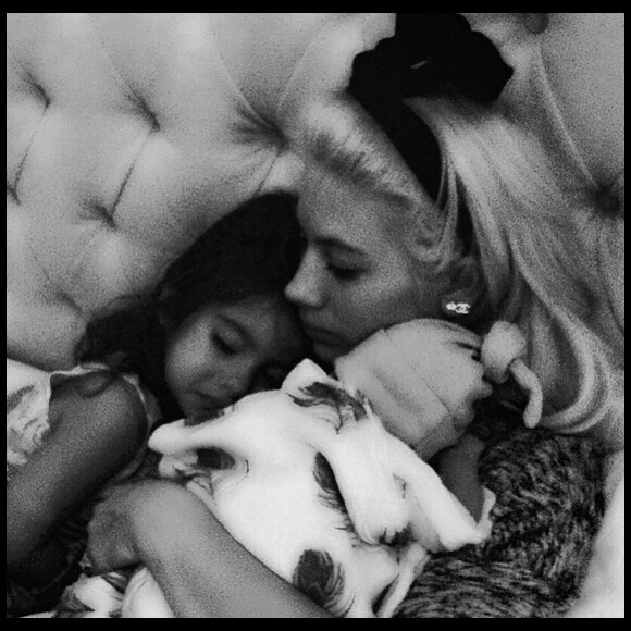 Shayne Lamas et sa fille Princess ainsi que son fils Lyon / juillet 2015