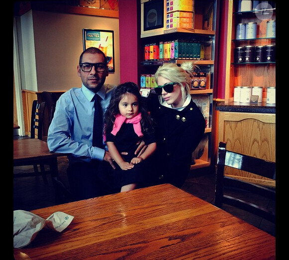 Shayne Lamas en compagnie de son mari Nik Richie et leur fille Princess / juin 2015