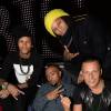 Exclusif - Le producteur de musique et rappeur américain Timbaland passe avec Jean Roch la soirée au VIP Room à Paris, le 4 juin 2015. 