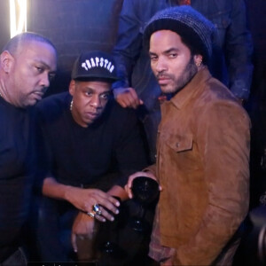 Exclusif - Jay Z au club 79 a Paris avec ses amis Lenny Kravitz et Timbaland le 18 octobre 2013