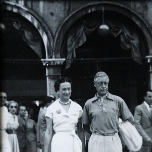 Le duc de Windsor Edouard VIII et son épouse, la duchesse de Windsor, à Vienne en 1954