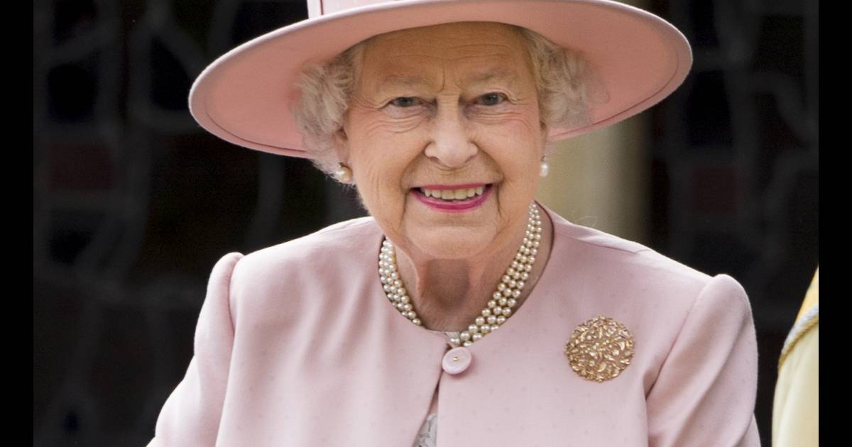 La reine Elisabeth II à l'église St. Mary Magdalene à Sandringham, le 5