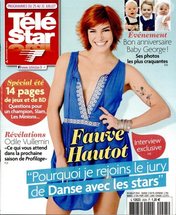 Magazine Télé Star en kiosques le 20 juillet 2015.