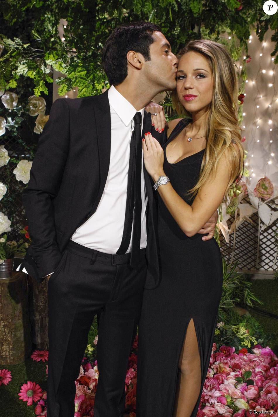Alexandre Qui Veut épouser Mon Fils Exclusif - Alexandre et Maddy - Le binôme Rosa et Alexandre - Finale de  l'émission Qui veut épouser mon fils saison 4. Le 7 mars 2015. - Purepeople