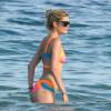 Doutzen Kroes et son mari Sunnery James profitent d'une journée plage à Ibiza le 21 juillet 2015