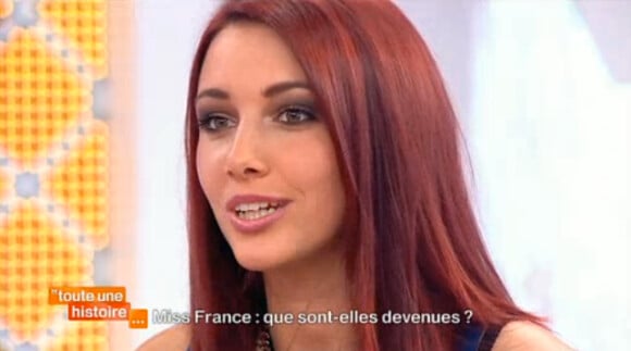 Delphine Wespiser évoque son expérience pendant et après Miss France sur France 2 dans Toute une histoire, le mercredi 30 avril 2014

