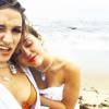 Miley Cyrus à la plage avec sa meilleure amie Katye Weaver / juillet 2015