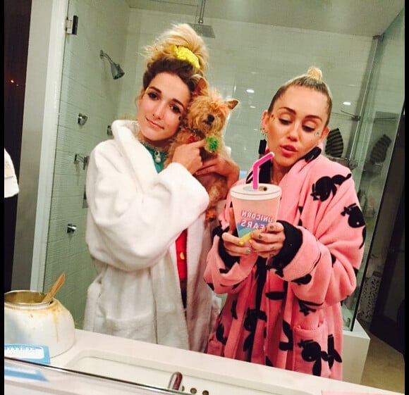 Miley Cyrus et sa meilleure amie Katy Weaver / juillet 2015