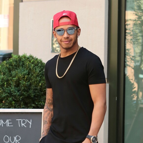 Lewis Hamilton à New York le 16 juillet 2015