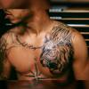 Lewis Hamilton s'est fait tatouer "un lion africain" à New York, photo publiée le 22 juillet 2015