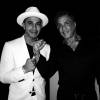 Lewis Hamilton et Sylvester Stallone à Saint-Tropez, photo publiée le 23 juillet 2015