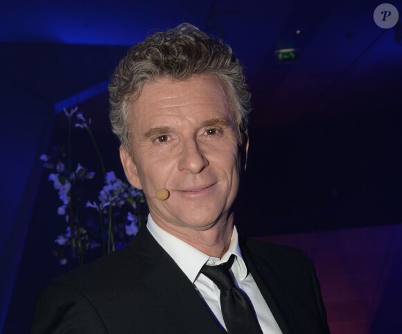 Exclusif - Denis Brogniart au dîner de Gala du Prix d'Amérique Opodo à la Maison de l'UNESCO à Paris le 24 janvier 2015.