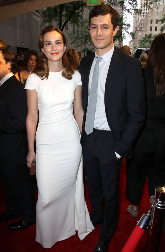 Leighton Meester et son mari Adam Brody - 68e cérémonie des "Tony Awards" à New York, le 8 juin 2014.