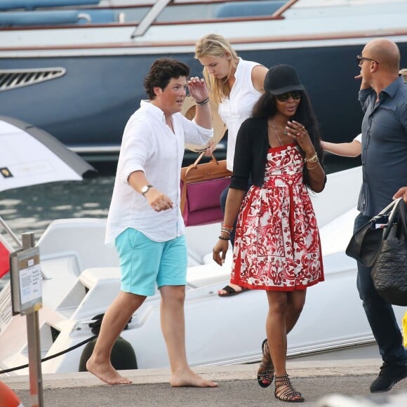 Exclusif - Naomi Campbell à Saint-Tropez, le 21 juillet 2015.