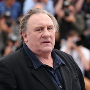 Gérard Depardieu lors du 68e festival de Cannes le 21 mai 2015.