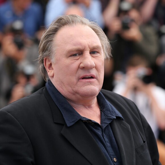 Gérard Depardieu lors du 68e festival de Cannes le 21 mai 2015.