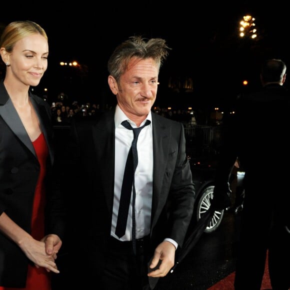 Charlize Theron et Sean Penn à Paris le 20 février 2015