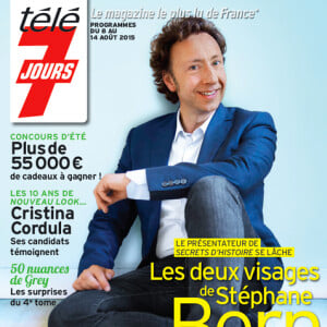 Stéphane Bern en couverture de Télé 7 Jours