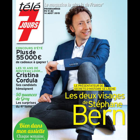Stéphane Bern en couverture de Télé 7 Jours