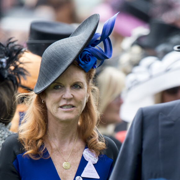 Sarah Ferguson et le prince Andrew prenaient part ensemble, avec également leurs filles les princesses Beatrice et Eugenie d'York, au Royal Ascot le 19 juin 2015.