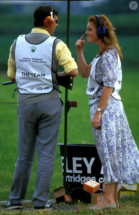 Le prince Andrew et Sarah Ferguson en juin 1986 à Chester.