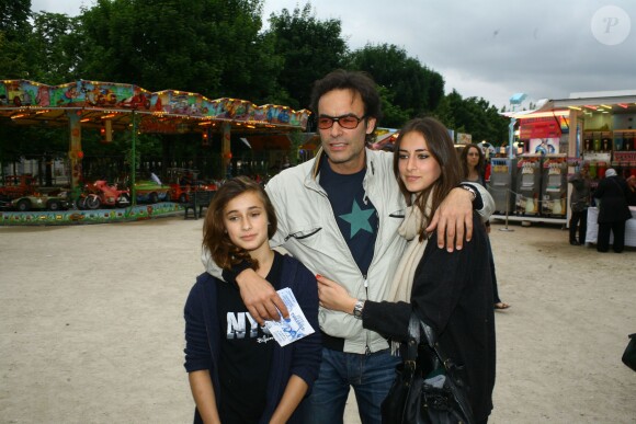 Anthony Delon avec ses filles Liv et Loup - Inauguration de la fete foraine des Tuileries a Paris Le 28 Juin 201329/06/2013 - Paris