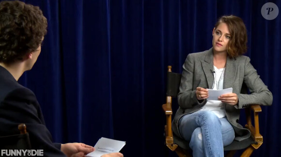 Jesse Eisenberg et Kristen Stewart dans interview pour le site humoristique Funny Or Die. (capture d'écran)